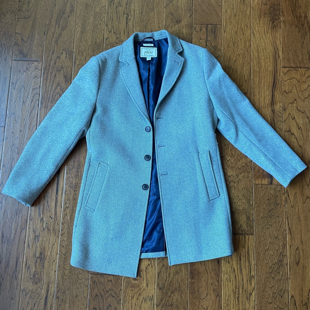 Joe. Bank Gray Trench Coat